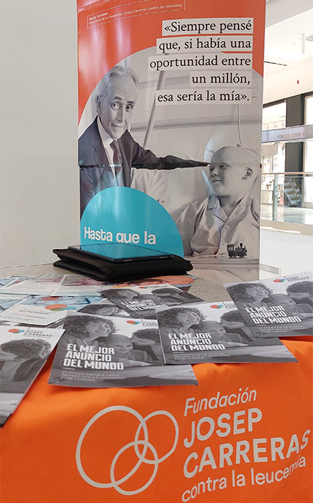 El C.C. Salera colabora con la Fundación Josep Carreras para dar visibilidad al cáncer infantil 