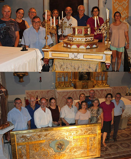 La Fundación Blasco de Alagón restaura dos piezas de la iglesia parroquial de Xiva de Morella