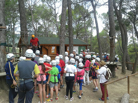 El colegio rural agrupado l’Ullastre de Salzadella celebra en Saltapins el fin de curso El colegio rural agrupado l’Ullastre de Salzadella celebra en Saltapins el fin de curso