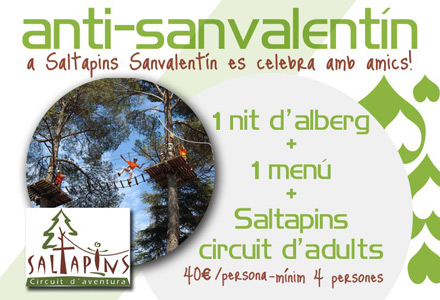 Saltapins para enamorados, amigos y disfrazados
