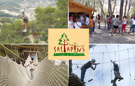 Castellón, Saltapins, Circuito de aventuras Castellón, Saltapins, Circuito de aventuras