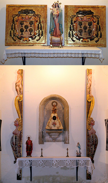 La fundación Blasco de Alagón presenta en Villarroya la restauración de los escudos heráldicos de Francisco Peña