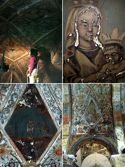 La Fundación Blasco de Alagón inicia la restauración de las pinturas de la iglesia de la Virgen de la Carrasca de Bordón La Fundación Blasco de Alagón inicia la restauración de las pinturas de la iglesia de la Virgen de la Carrasca de Bordón