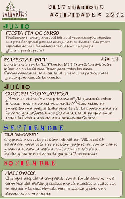 SALTAPINS OFRECE RUTAS GUIADAS POR ELS PORTS Y PRESENTA UN COMPLETO PROGRAMA MENSUAL DE ACTIVIDADES SALTAPINS OFRECE RUTAS GUIADAS POR ELS PORTS Y PRESENTA UN COMPLETO PROGRAMA MENSUAL DE ACTIVIDADES