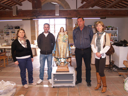 Los vecinos de Catí celebraron el lunes de Pascua con la imagen de L'Avellà restaurada Los vecinos de Catí celebraron el lunes de Pascua con la imagen de L'Avellà restaurada