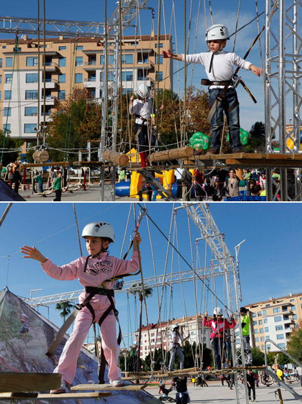Los niños y niñas de Vila-real disfrutan con Saltapins indoor Los niños y niñas de Vila-real disfrutan con Saltapins indoor