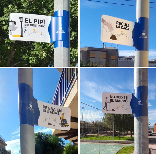 El Ayuntamiento de Sant Joan de Moró lanza una campaña de concienciación ciudadana para fomentar la recogida de excrementos caninos en la vía pública