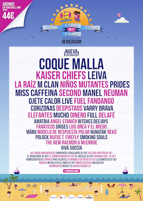 Coque Malla presentará su último disco en el San San Festival de Benicàssim Coque Malla presentará su último disco en el San San Festival de Benicàssim