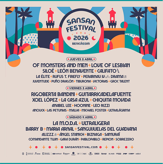 SanSan Festival 2026 anuncia su cartel por días