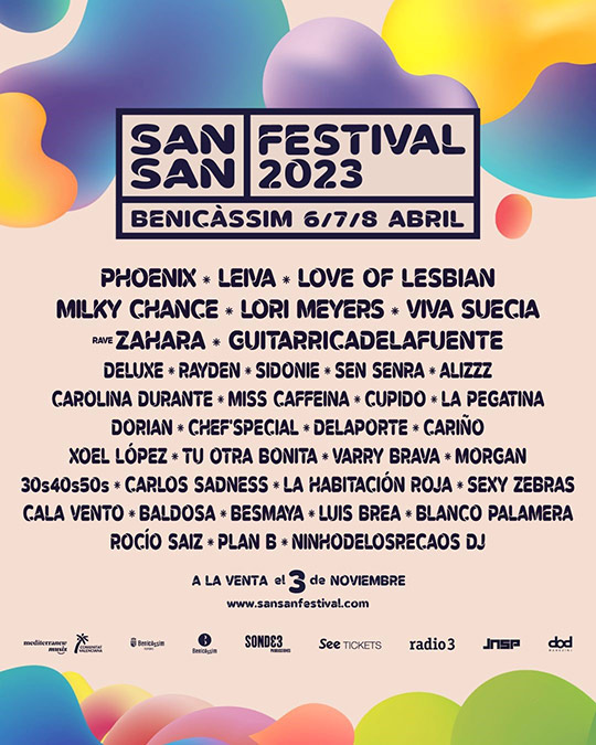 Entradas a la venta para el Sansan festival en Benicàssim