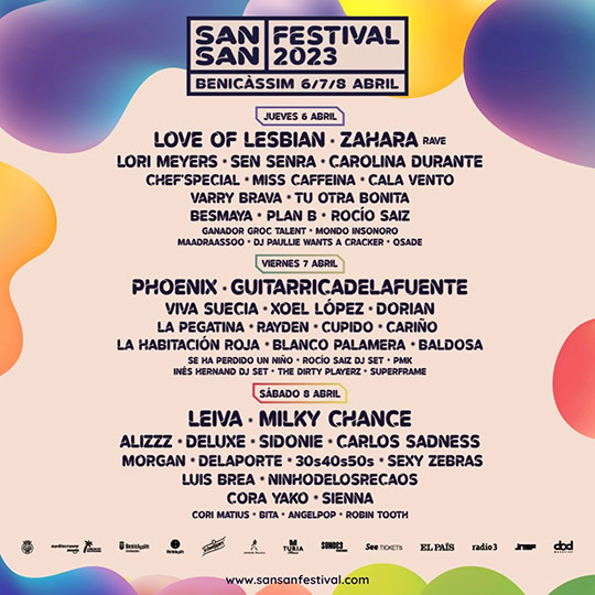 ¡Un mes para SanSan Festival 2023! Novedades, SanSan Club, autobuses, carga de pulseras...