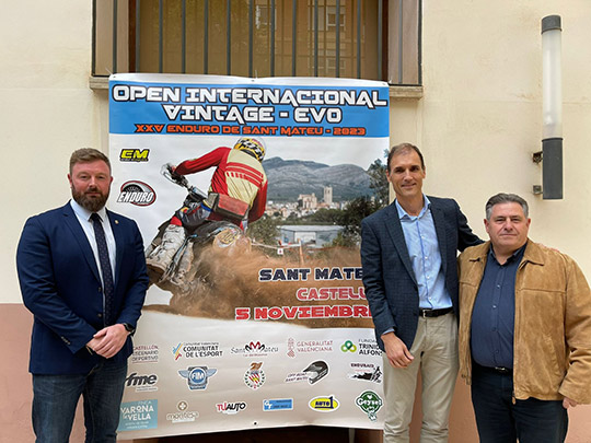 Presentación del Open Internacional Vintage-Eco XXV Enduro de Sant Mateu 2023