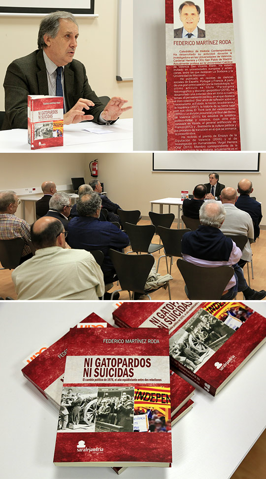 Presentación del libro sobre la transición española de Federico Martínez Roda