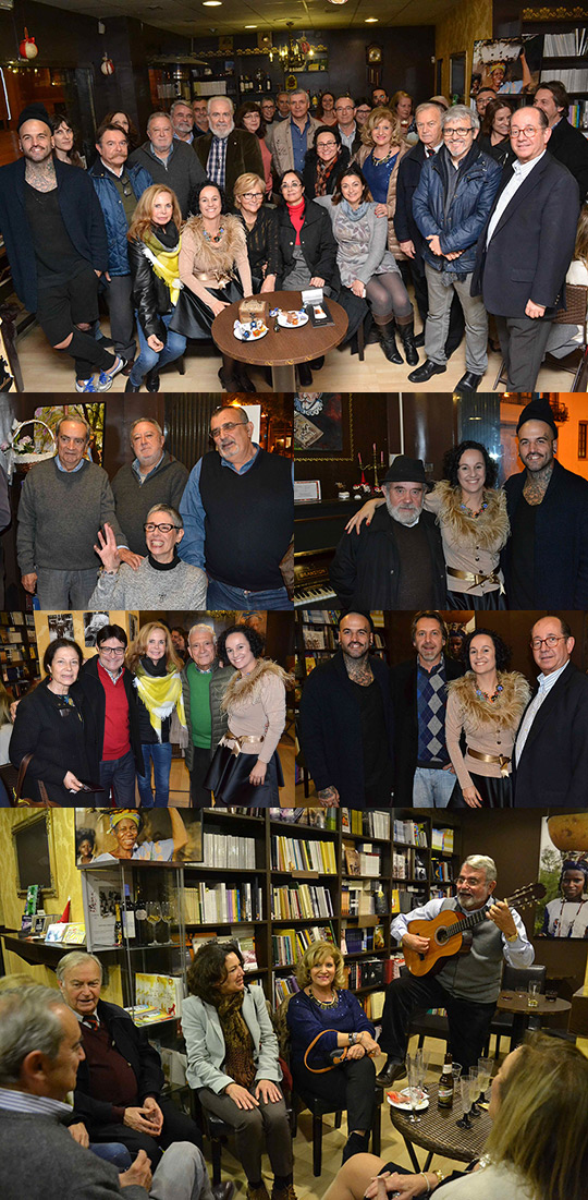 Sar Alejandría brinda con los artistas de Castellón