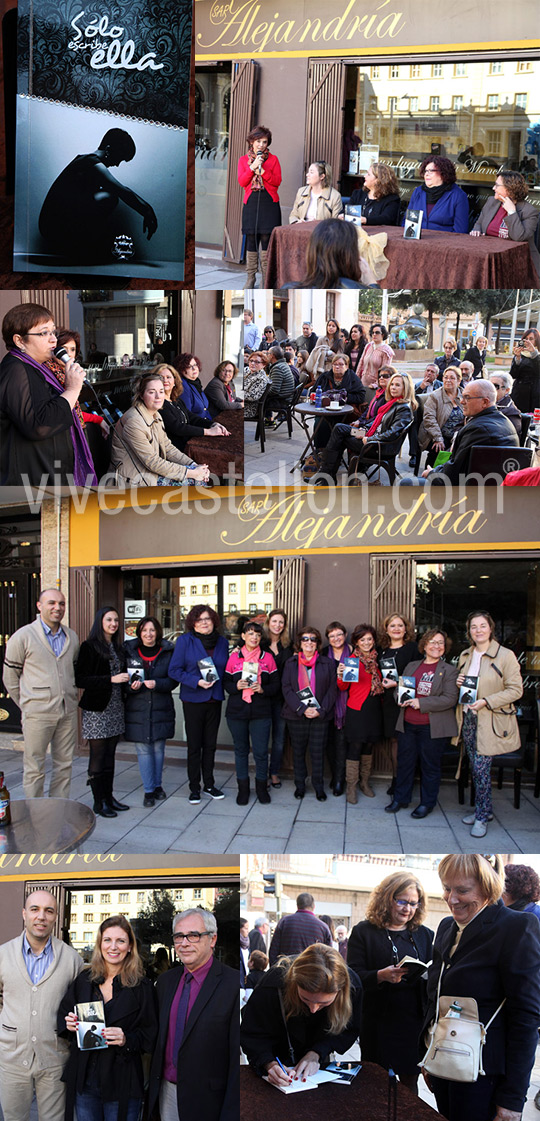 Presentación del libro "Sólo escribe ella" en Sar Alejandría