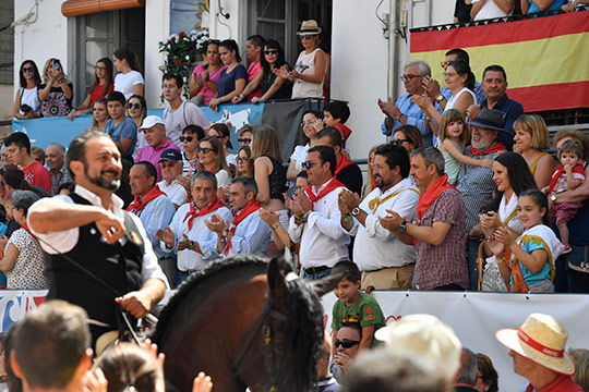 Comienza la entrada de toros y caballos de Segorbe