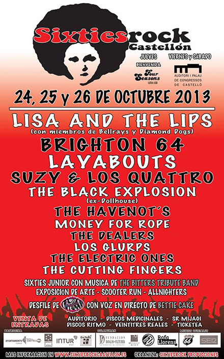 Sixties Rock Castellón. Cartel