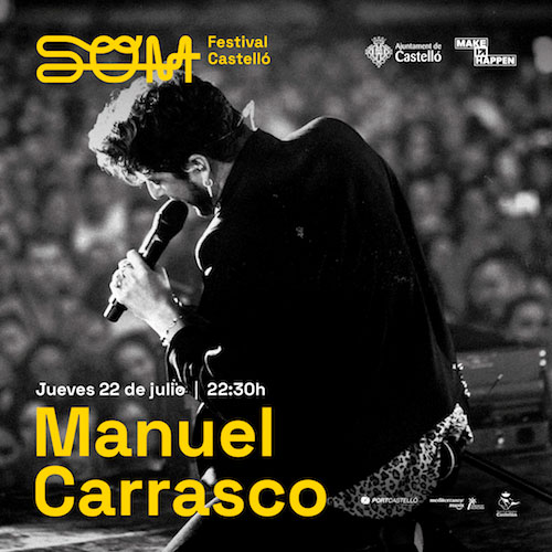 Manuel Carrasco, primer artista confirmado del Son Festival Castelló