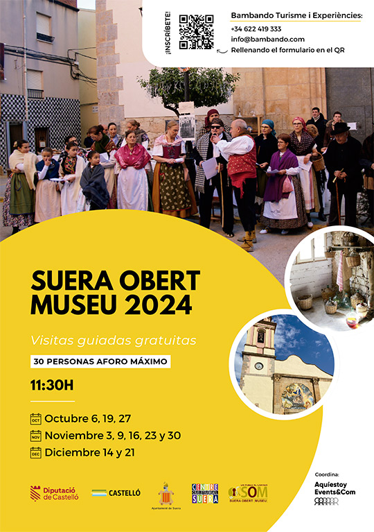 Comienzan las visitas guiadas gratuitas de Suera Comienzan las visitas guiadas gratuitas de Suera