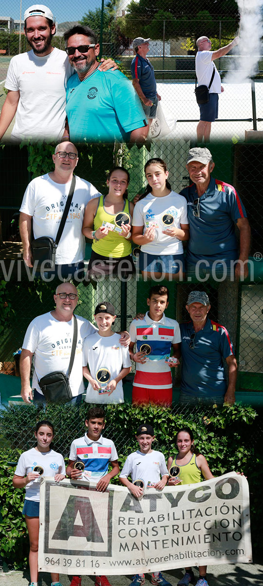 Torneo categoría infantil del Circuito provincial de tenis de Castellón