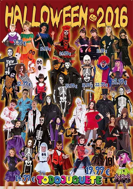 Tu terrorífico disfraz para Halloween en Todojuguete Tu terrorífico disfraz para Halloween en Todojuguete