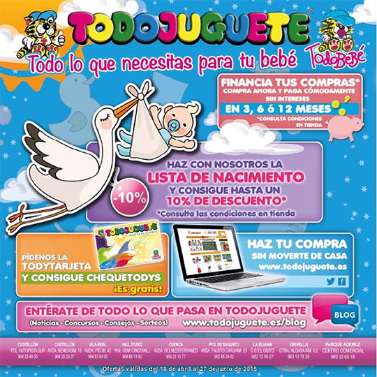 Tu lista de nacimiento en Todojuguete