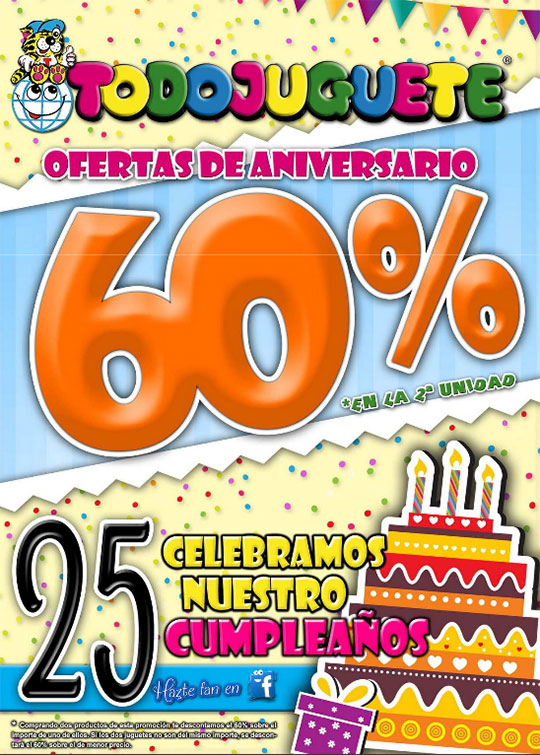 Ofertas de aniversario de Todojuguete de Castellón