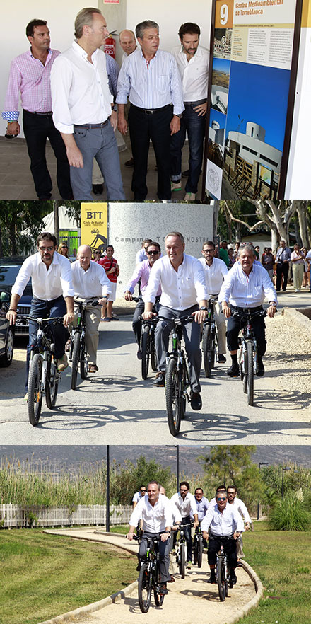 Inauguración del Centro BTT Costa de Azahar en Torreblanca