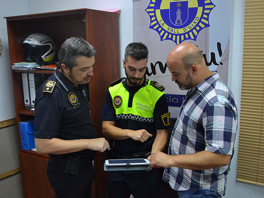 Nuevo sistema informático de la Policía Local de la Vall d'Uixó 