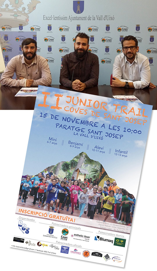 II Junior Trail Coves de Sant Josep en la Vall d'Uixó II Junior Trail Coves de Sant Josep en la Vall d'Uixó