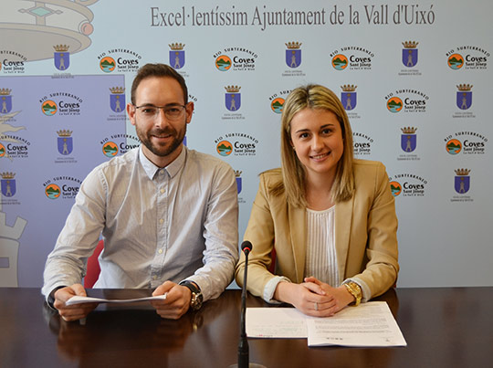El Ayuntamiento de la Vall d'Uixó ofrecerá a 12 jóvenes su primera experiencia profesional 