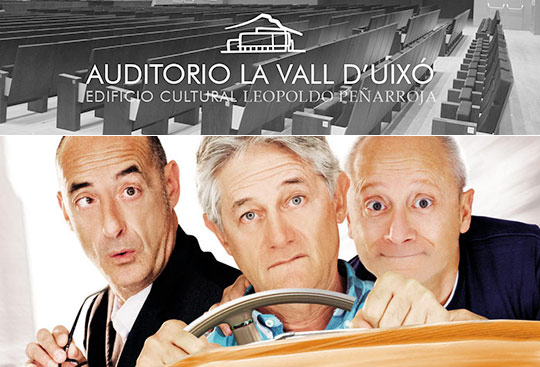 La desternillante comedia Taxi en el Auditorio de la Vall d'Uixó La desternillante comedia Taxi en el Auditorio de la Vall d'Uixó