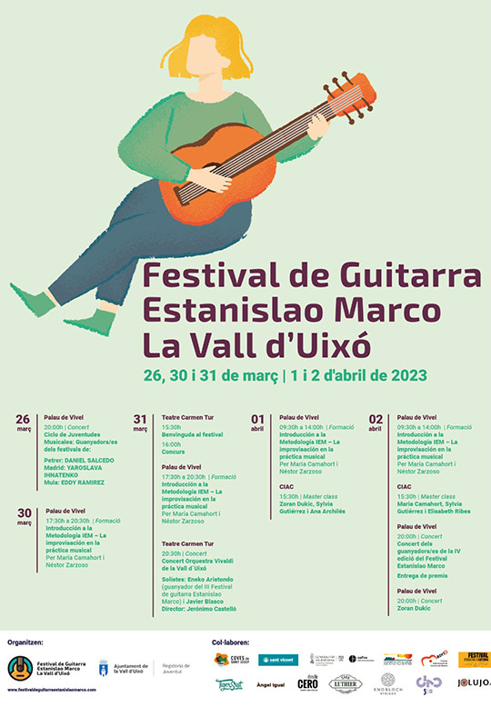 La Vall d’Uixó celebra este fin de semana el IV Festival Internacional de Guitarra Estanislao Marco