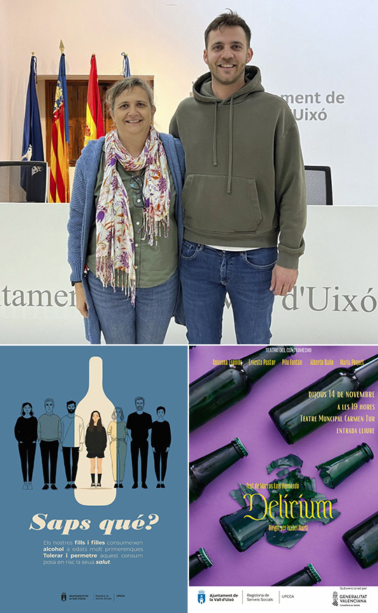 El Ayuntamiento de la Vall d’Uixó inicia una campaña para prevenir el consumo de alcohol en menores 
