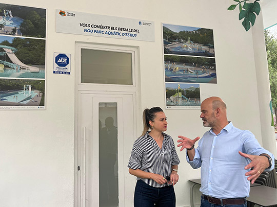 Las ofertas para realizar las obras del parque acuático de Sant Josep se podrán presentar hasta el 6 de julio
