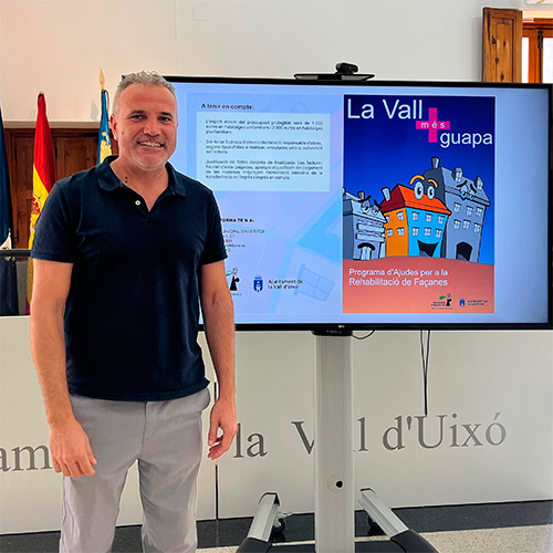 El Ayuntamiento de la Vall d’Uixó abre hasta el 7 de agosto el plazo para pedir las ayudas para rehabilitar fachadas