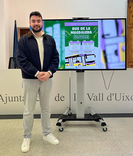 L’Ajuntament de la Vall d’Uixó posa en marxa un servei especial d’autobús per al Dia del Pregó de la Magdalena