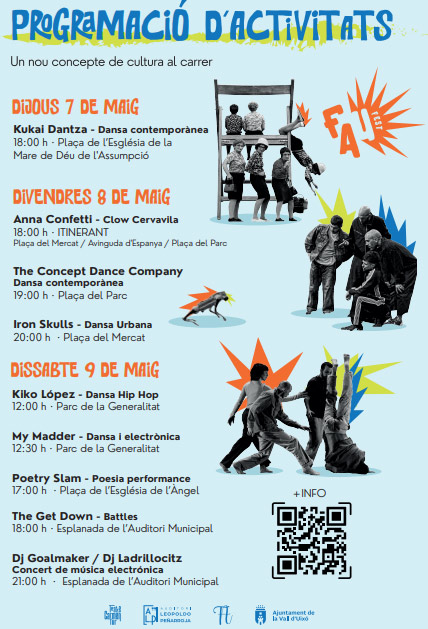 La Vall d’Uixó trau la cultura al carrer per a acostar-la a tota la ciutadania amb el Festival d’Arts Urbanes 