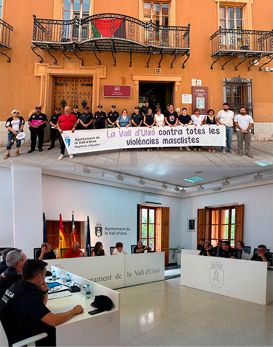 L'Ajuntament de la Vall d'Uixó reforça la coordinació de tots els cossos de seguretat per garantir la protecció de les víctimes de violència de gènere