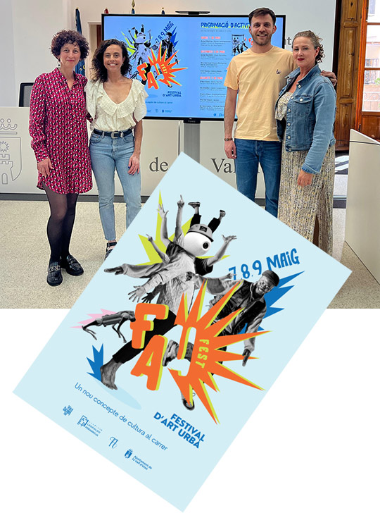 La Vall d’Uixó trau la cultura al carrer per a acostar-la a tota la ciutadania amb el Festival d’Arts Urbanes 