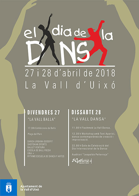 La Vall d’Uixó celebrará el Día de la danza el 27 y 28 de abril