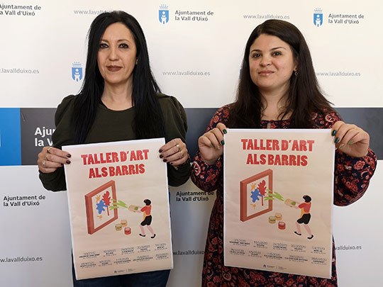 El Ayuntamiento de la Vall d'Uixó presenta el Taller d'Art als barris