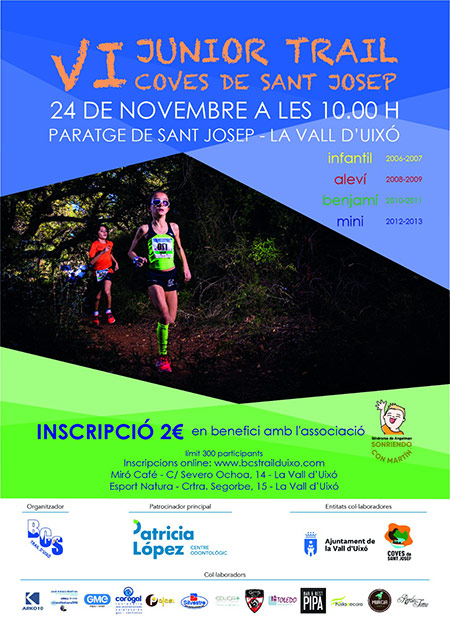 El 24 de noviembre se celebra la VI Junior Trail en la Vall d’Uixó