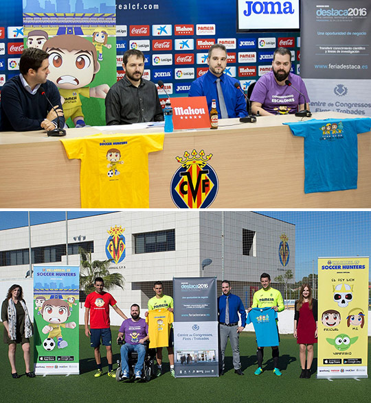 El videojuego oficial del Villarreal CF ayuda a Conquistando Escalones