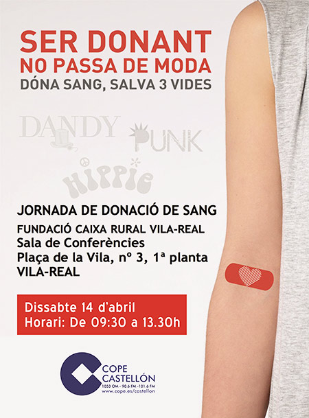 Donación de sangre en la Fundació Caixa Rural Vila-real 