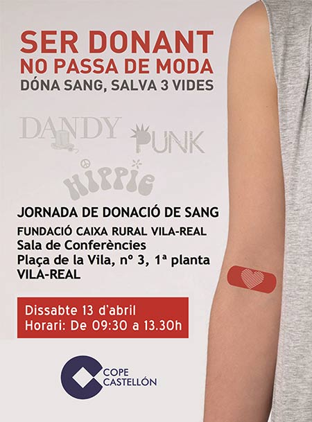 Donación de sangre en la Fundació Caixa Rural Vila-real