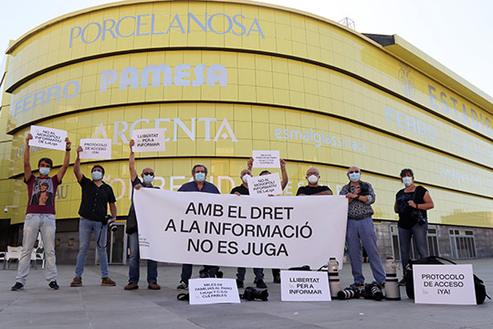Los informadores gráficos reivindican su derecho a informar frente a LaLiga y el Consejo Superior de Deportes Los informadores gráficos reivindican su derecho a informar frente a LaLiga y el Consejo Superior de Deportes