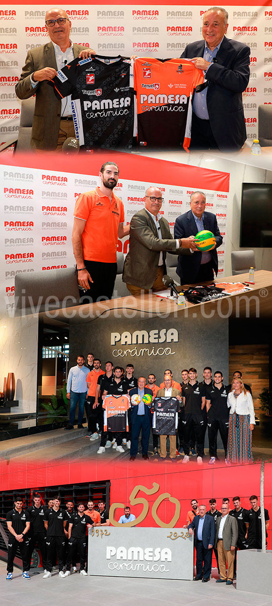 Pamesa Cerámica se convierte en el principal patrocinador del Pamesa Teruel Voleibol Pamesa Cerámica se convierte en el principal patrocinador del Pamesa Teruel Voleibol