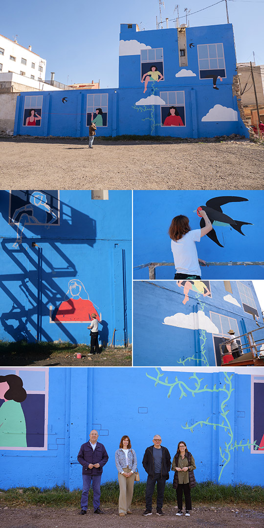 El museo de arte urbano del TEST crece con ‘Vecindario’, una reflexión sobre la vida de barrio firmada por Dakota Hernández 
