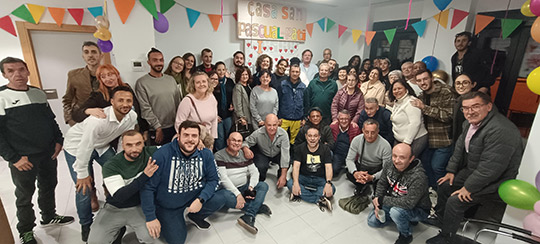 Celebración del primer aniversario de la Casa de Acogida San Pascual “El Pati” de Vila-real